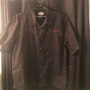 Harley short sleeve button up. 3xlt